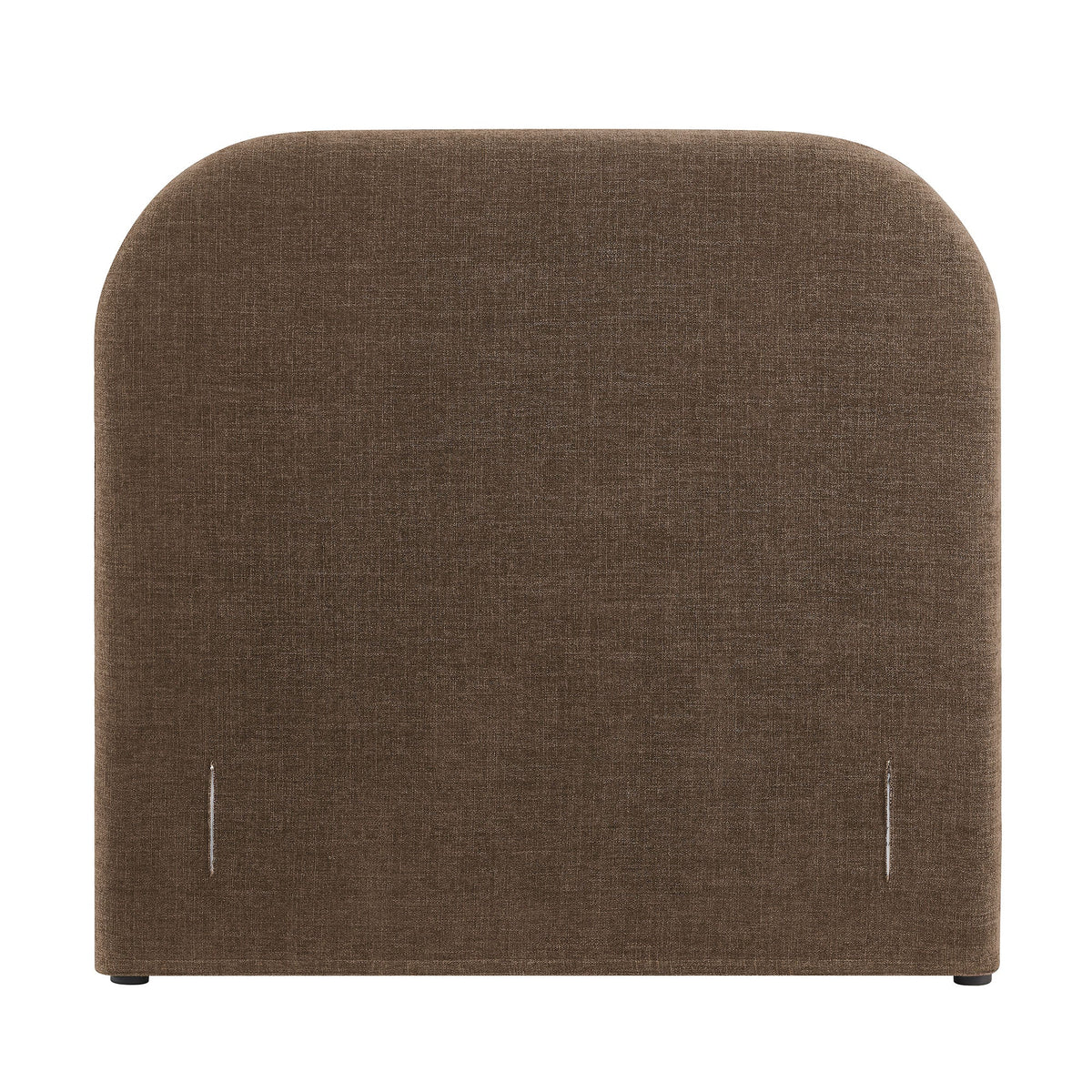 Keynote Mocha Twin Size Upholstered Fabric Headboard - Ornate Home