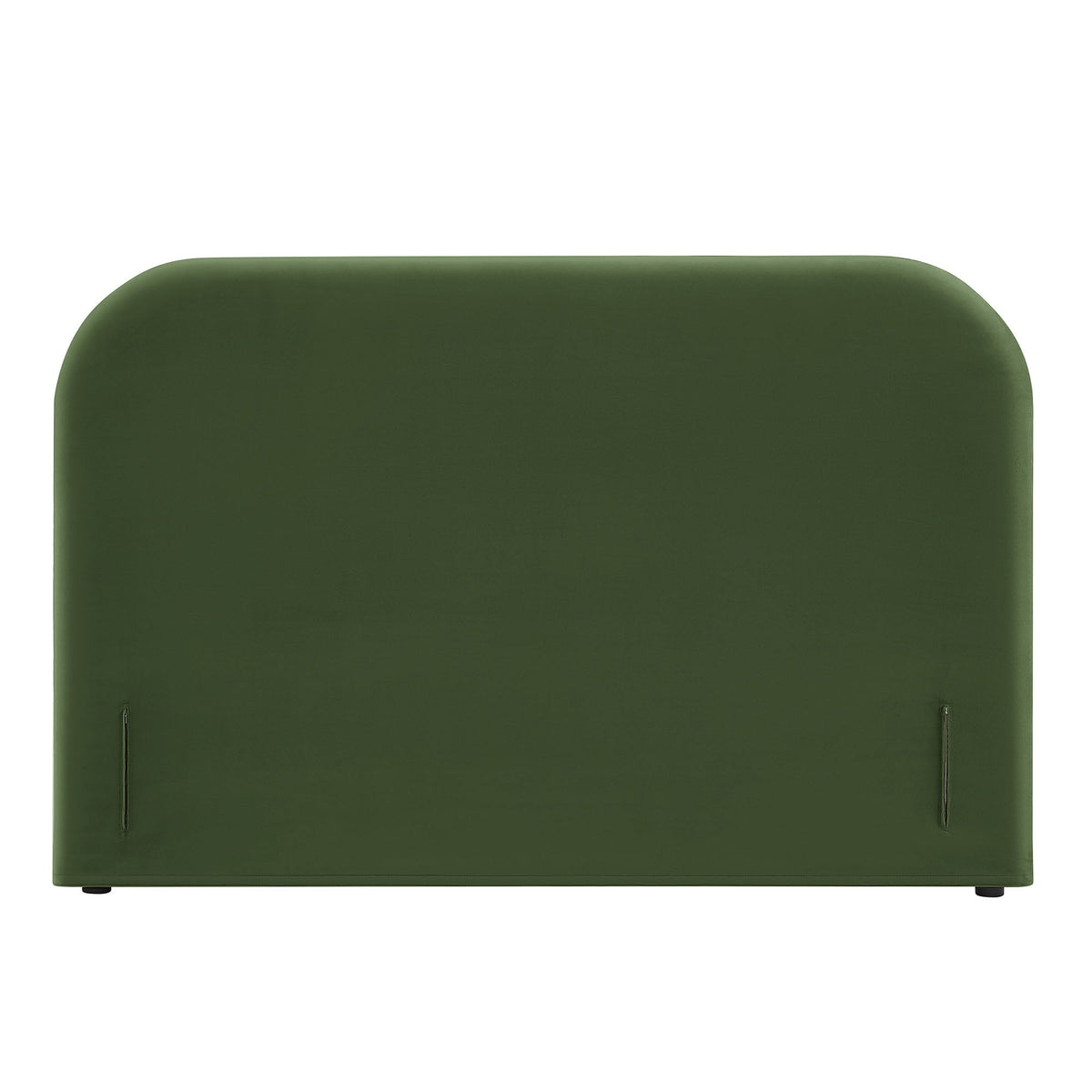 Keynote Moss Green King Size Stain-Resistant Performance Velvet Headboard