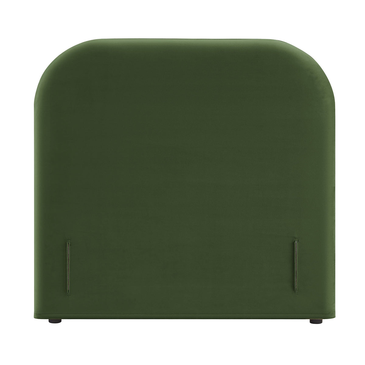 Keynote Moss Green Twin Stain-Resistant Performance Velvet Headboard - Ornate Home