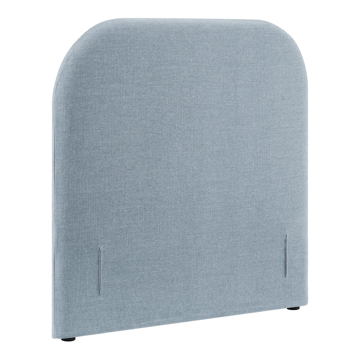 Keynote Sky Blue Twin Size Upholstered Fabric Headboard