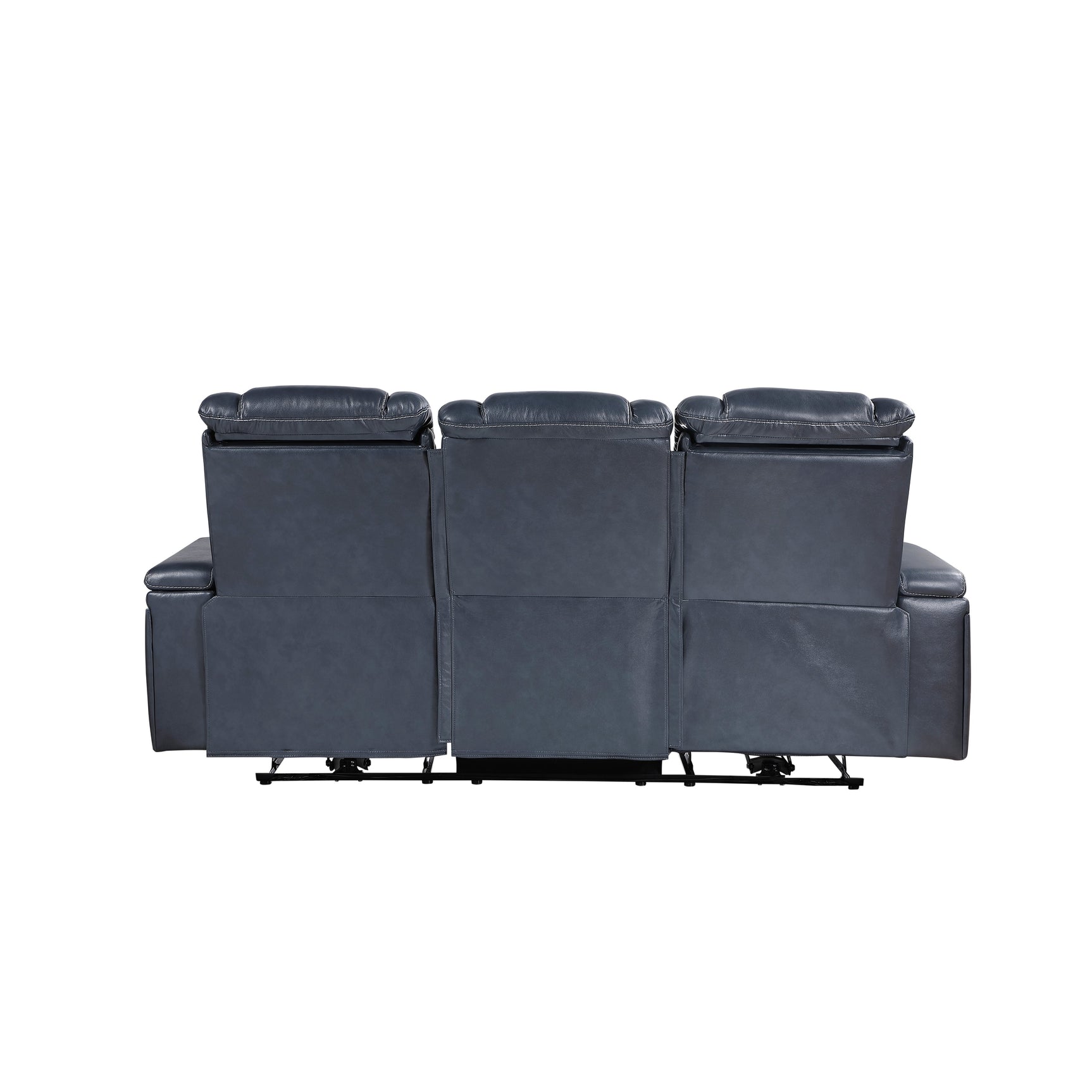 Keziah Blue Power Double Reclining Sofa - Ornate Home