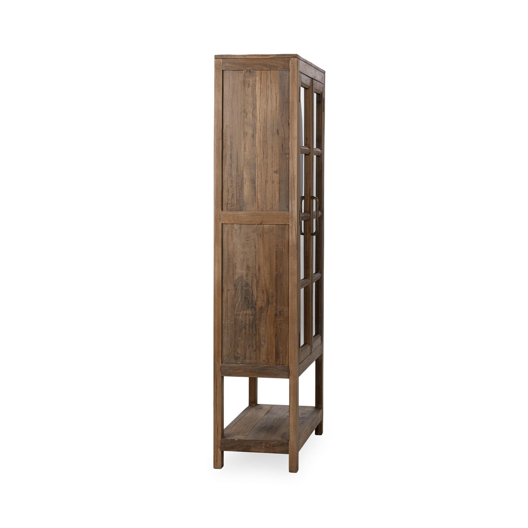 Kharga Natural Tall Display Cabinet - Ornate Home