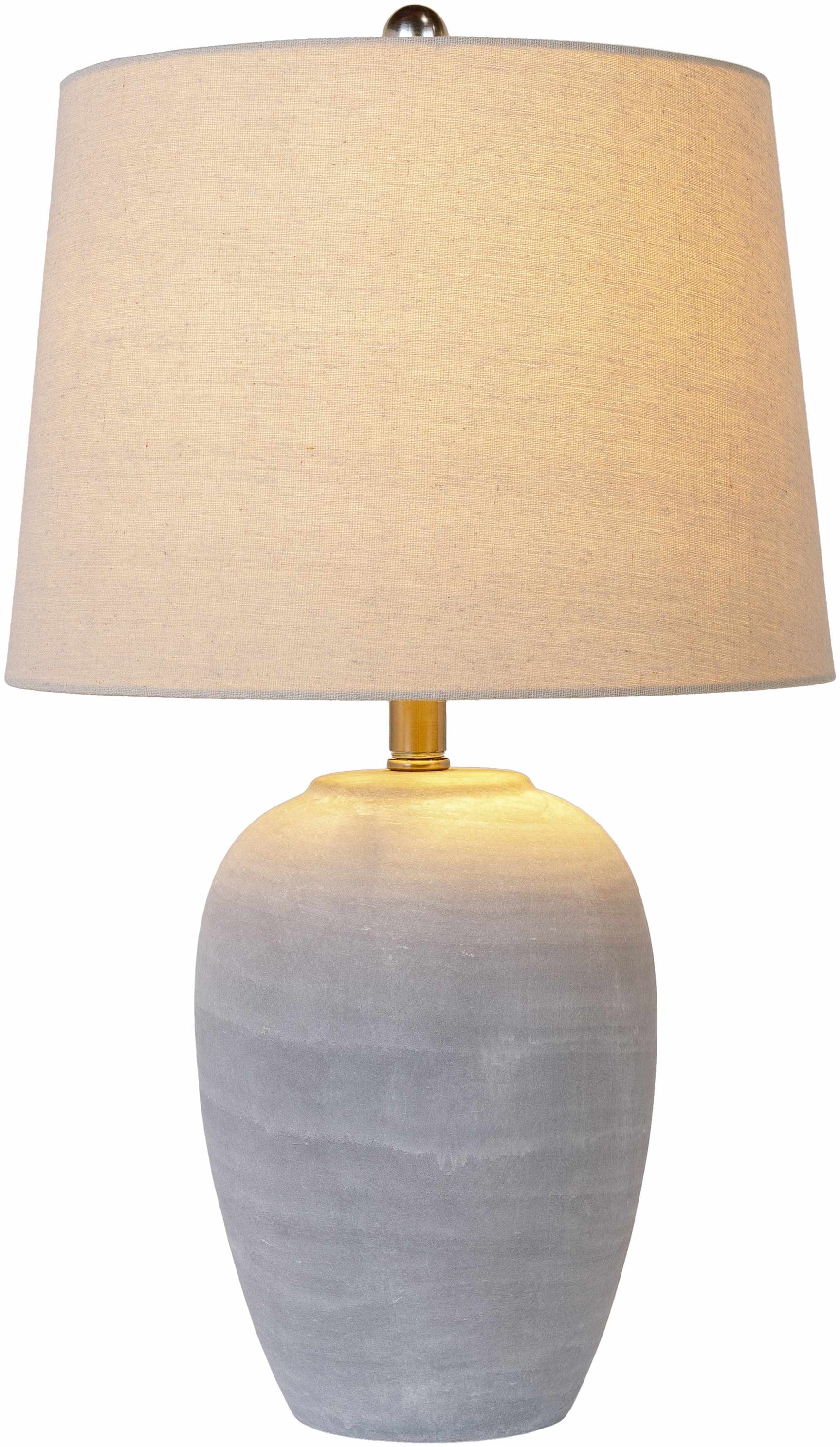 Khoi Brass Glass Table Lamp - Ornate Home