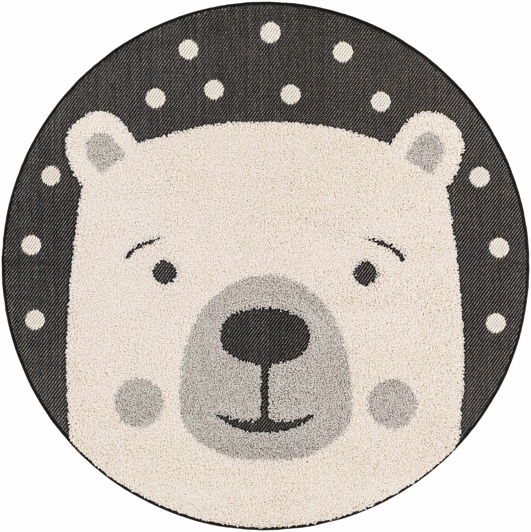 Kids Bear Animal Print Nursery Outdoor Area Rug - Clearance - Ornate Home
