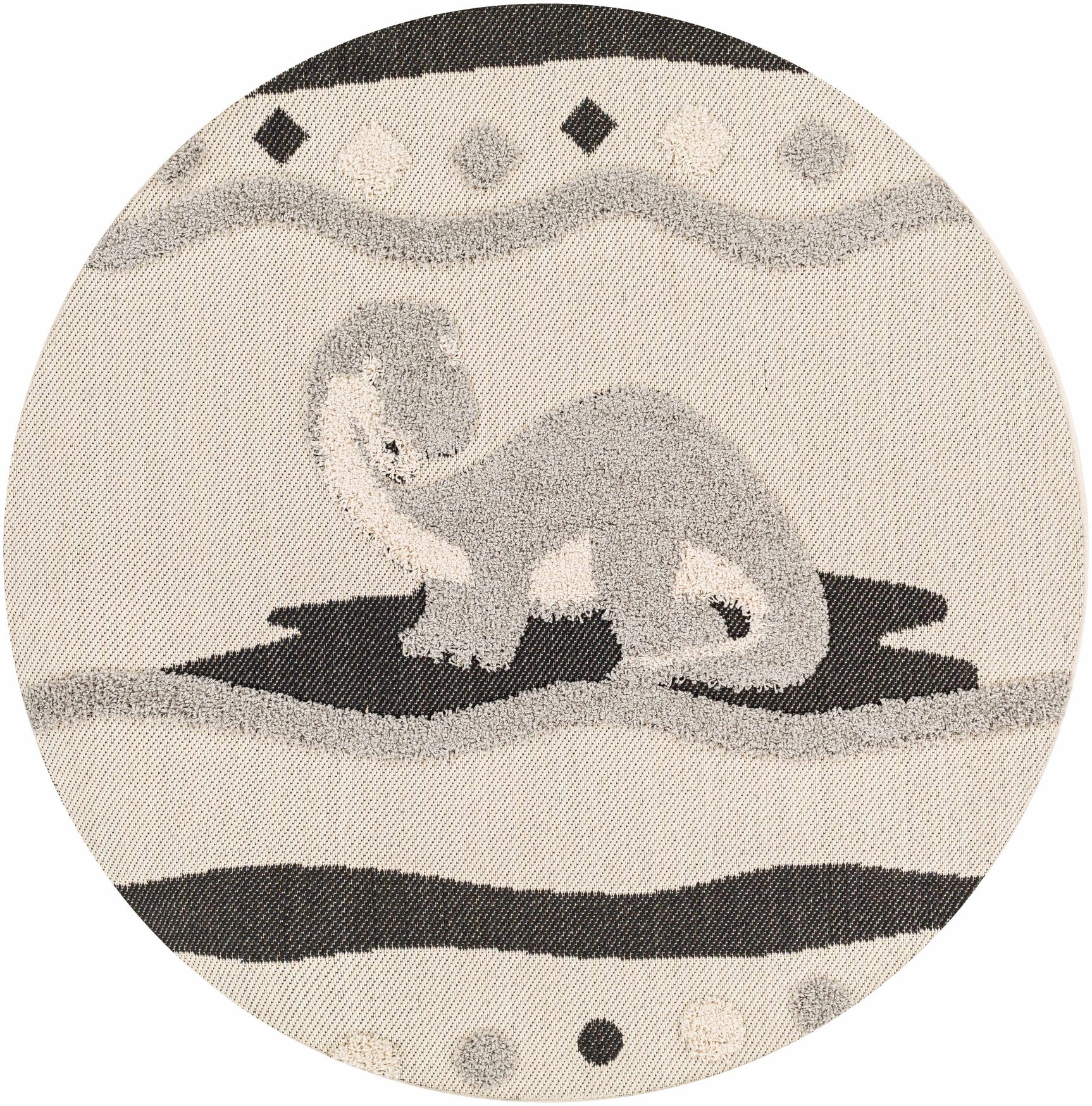 Kids Dinosaur Animal Print Nursery Outdoor Area Rug - Clearance - Ornate Home