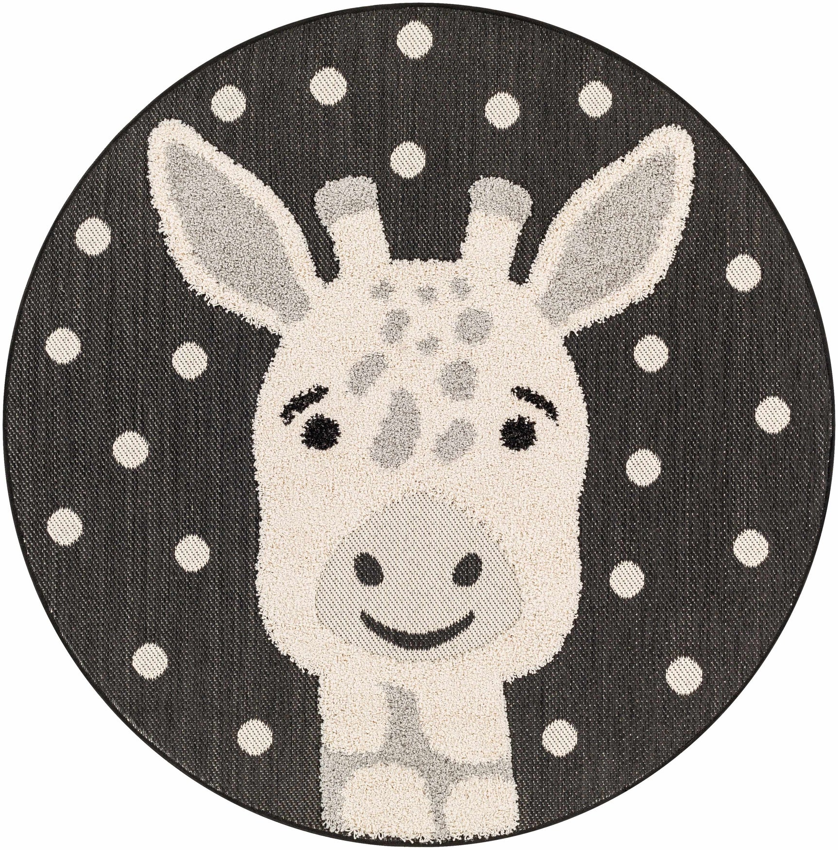 Kids Giraffe Animal Print Nursery Outdoor Area Rug - Clearance - Ornate Home
