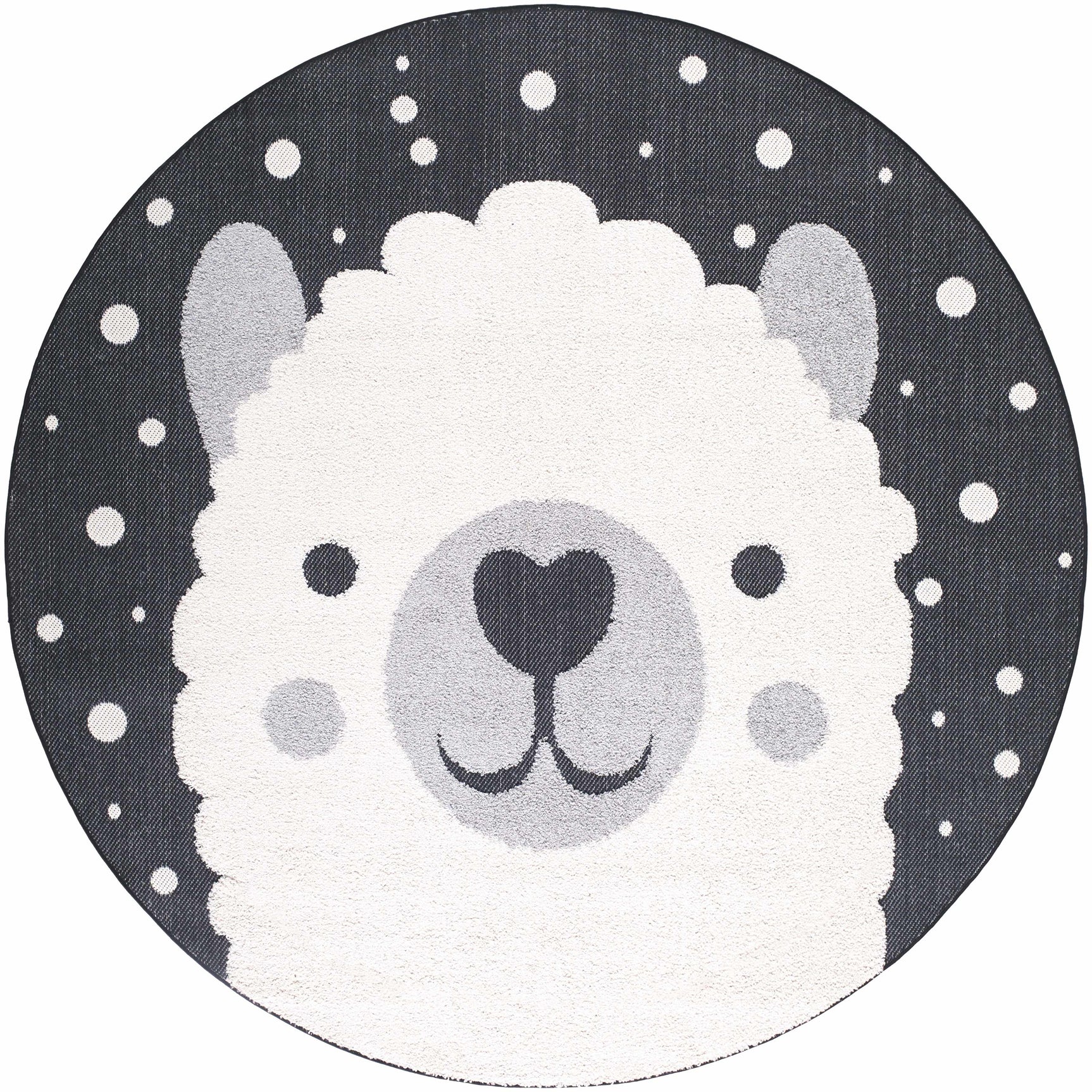 Kids Llama Animal Print Nursery Outdoor Area Rug - Clearance - Ornate Home