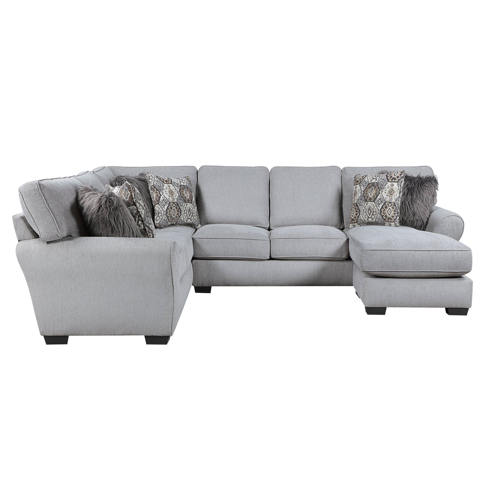 Kieran Gray 2-Piece Reversible Sectional - Ornate Home