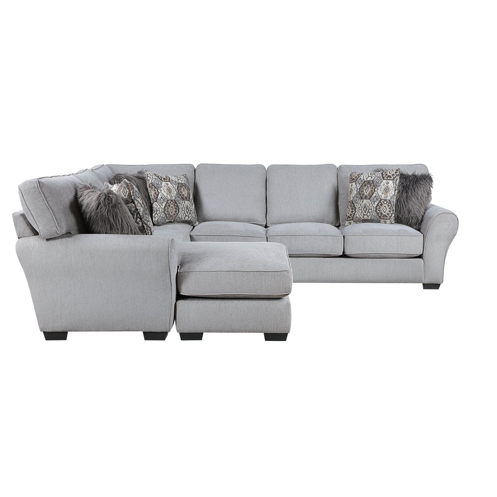 Kieran Gray 2-Piece Reversible Sectional - Ornate Home