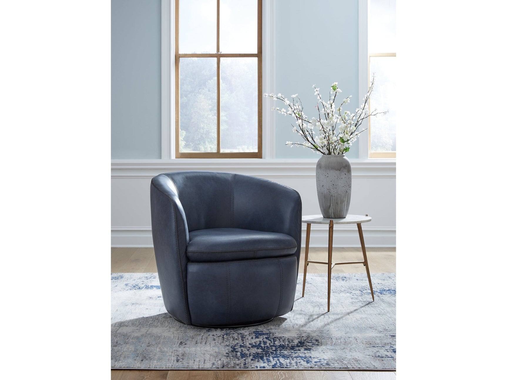 Kierreys Ocean Swivel Chair - Ornate Home