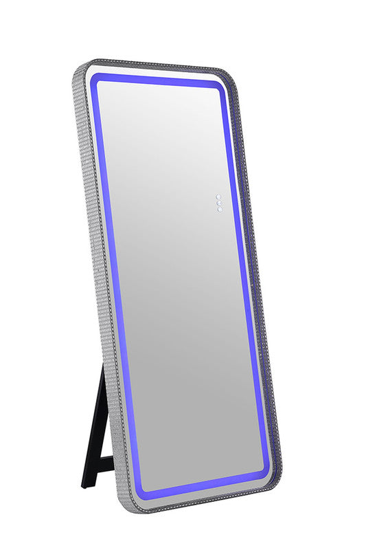 Kiley Silver Floor Mirror - Ornate Home