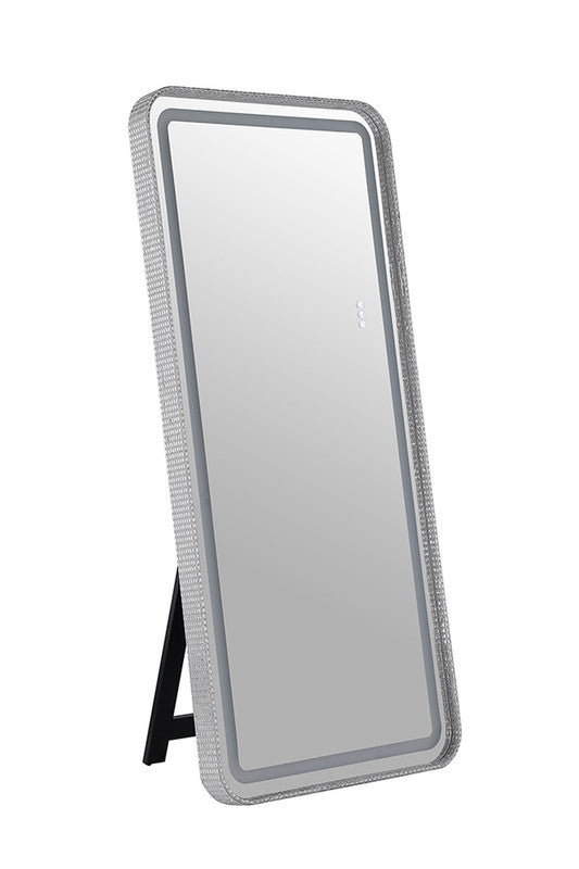 Kiley Silver Floor Mirror - Ornate Home