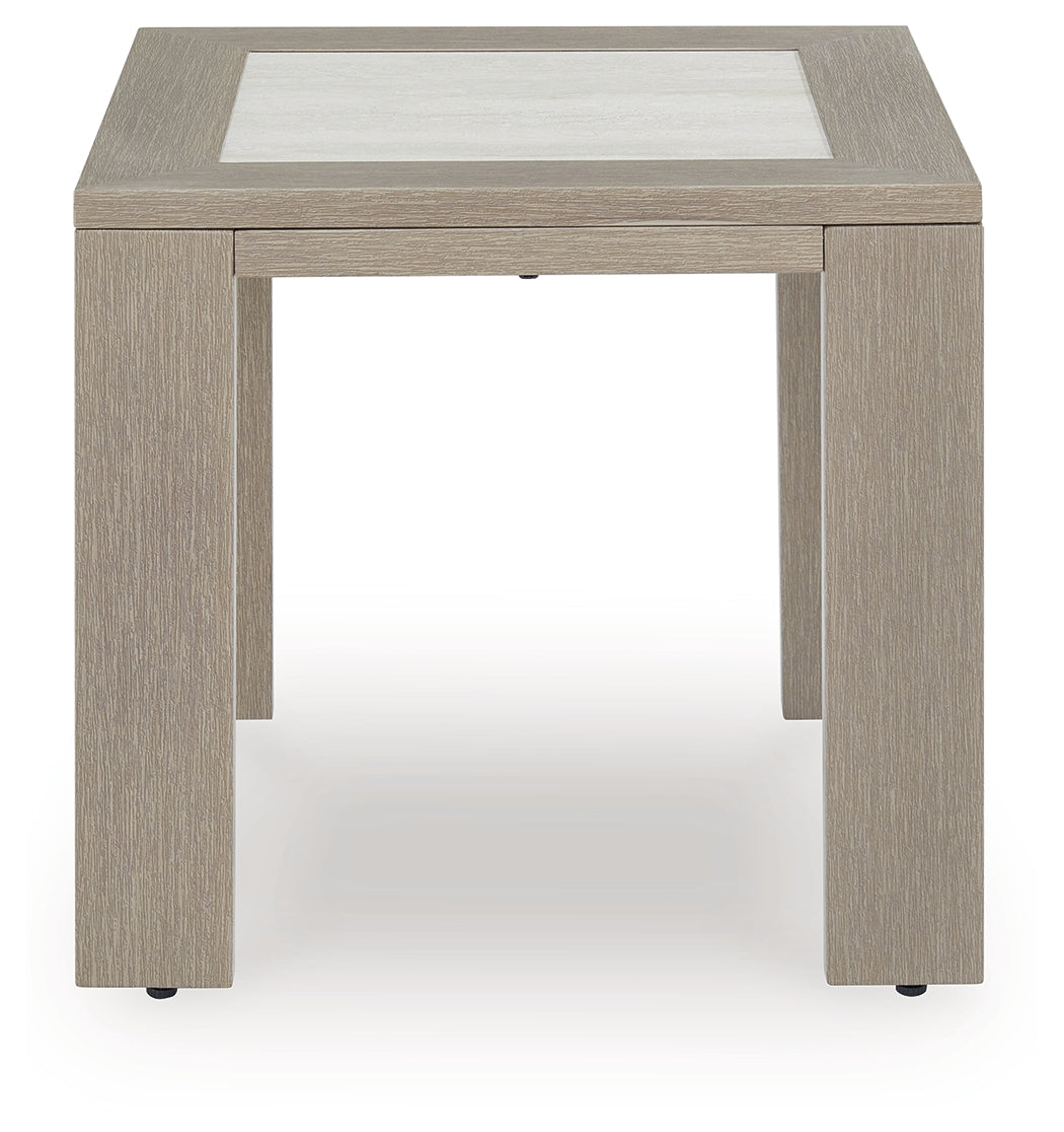 Kimpton Isle Brown Outdoor End Table - Ornate Home
