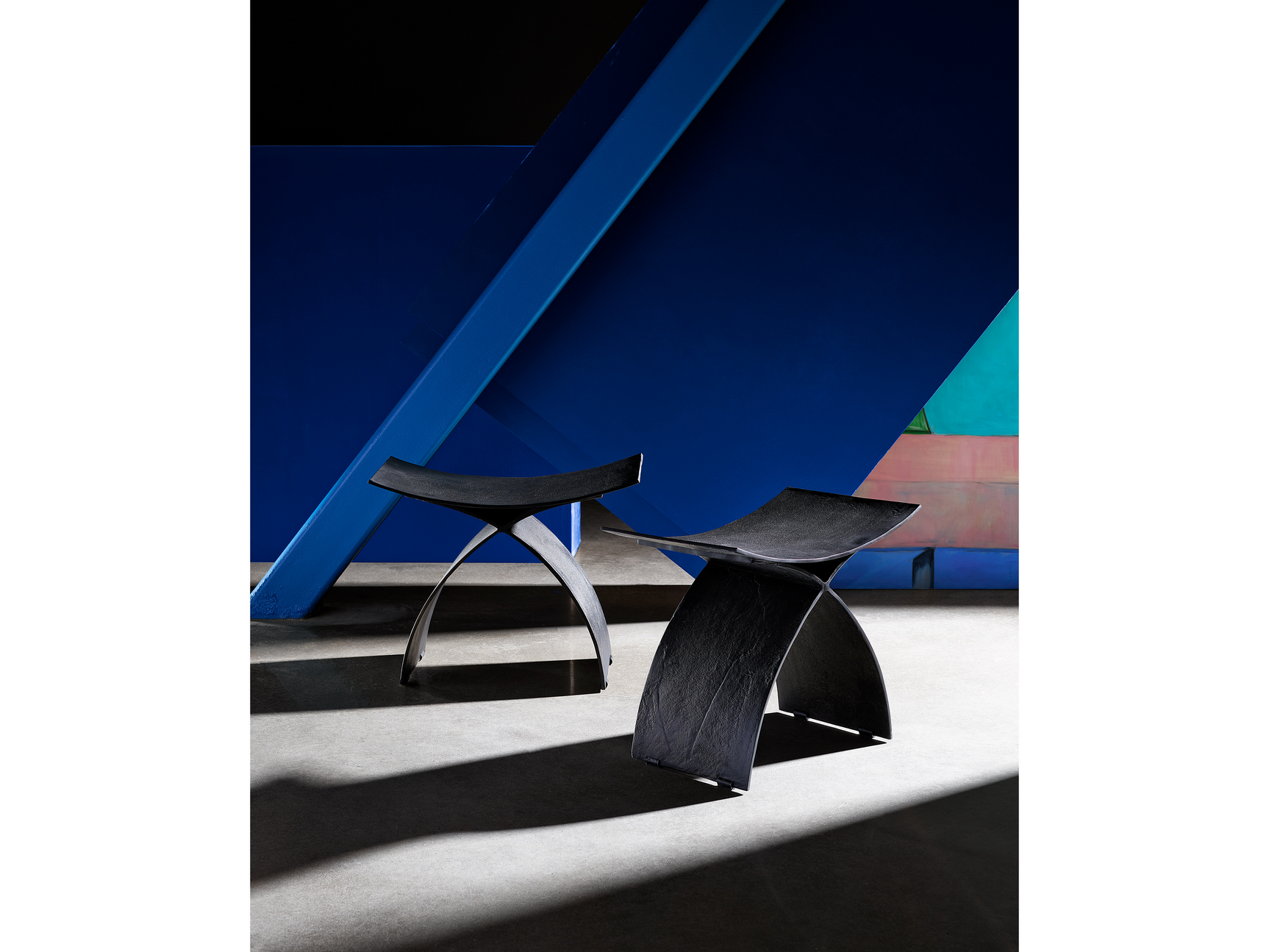 Kinetic Black Stool - Ornate Home
