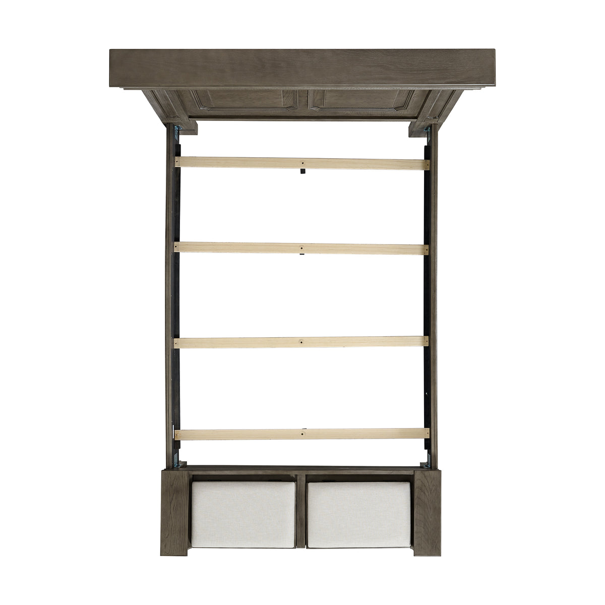 Kings Court Grey 3-Piece Queen Storage Bedroom Set