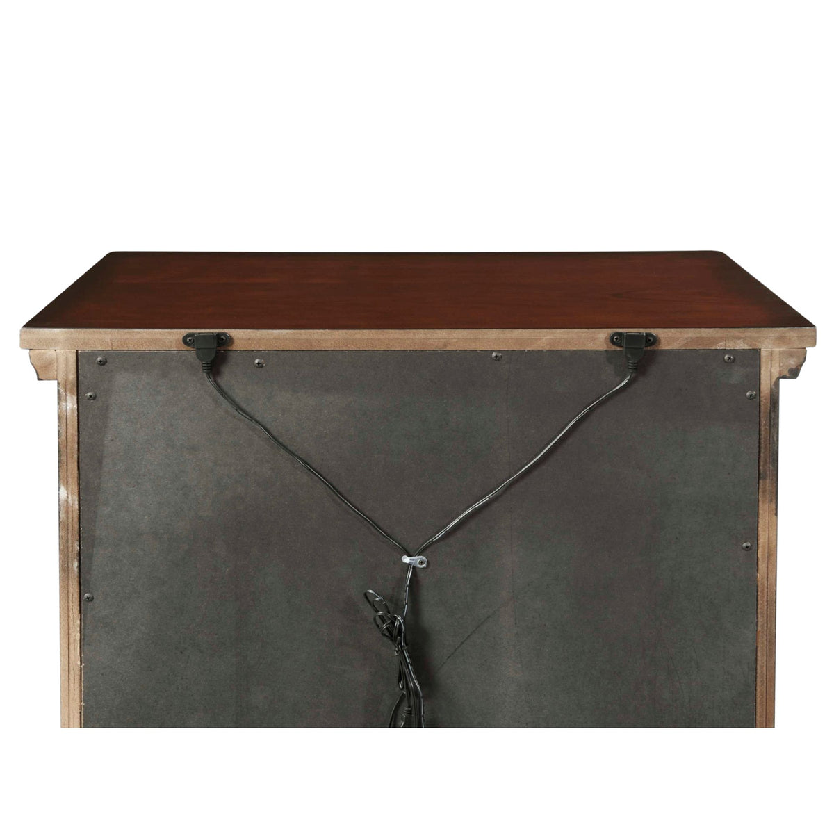 Kingston Cherry Brown Nightstand with Power - Ornate Home