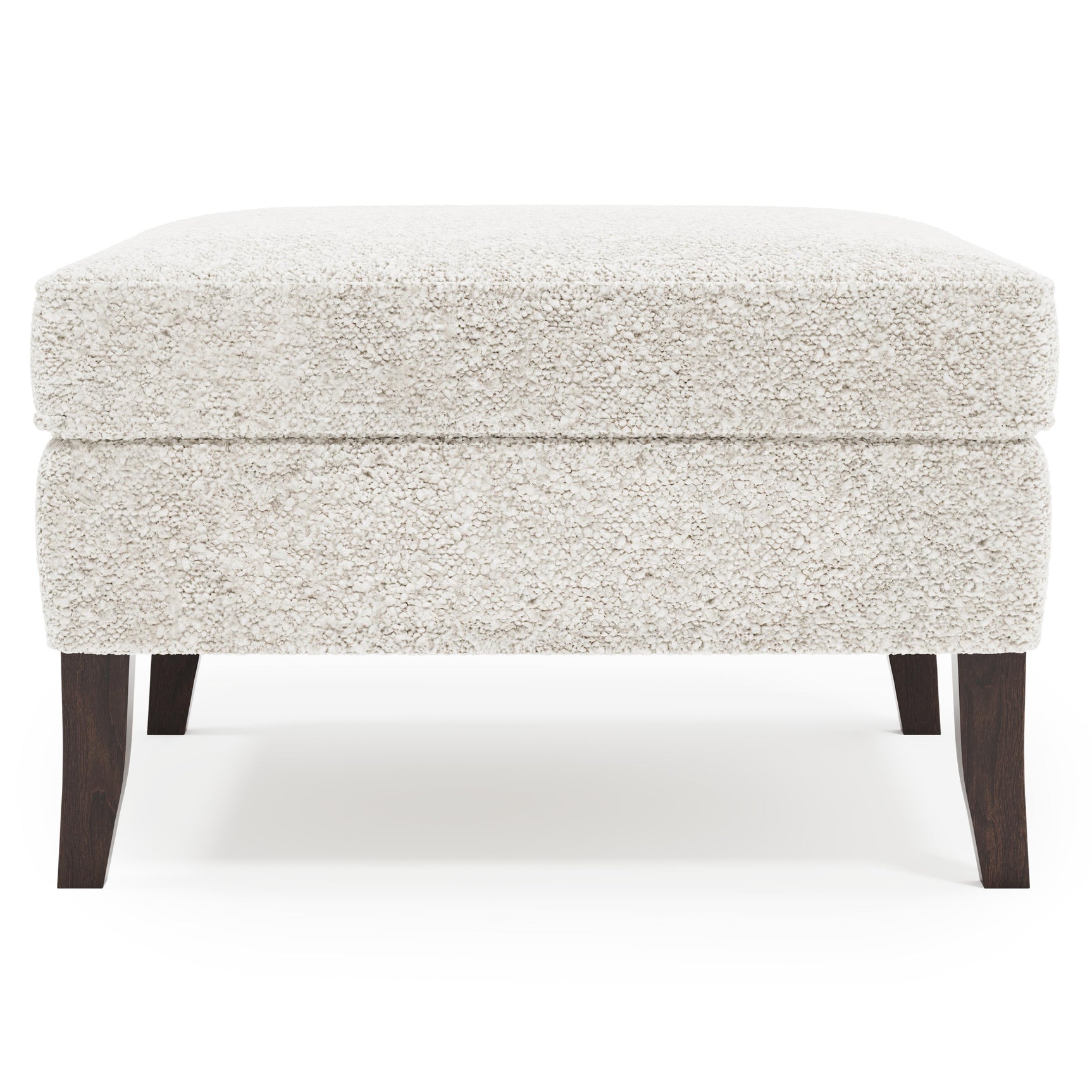 Kingston Mocha Ottoman Without Nails - Ornate Home