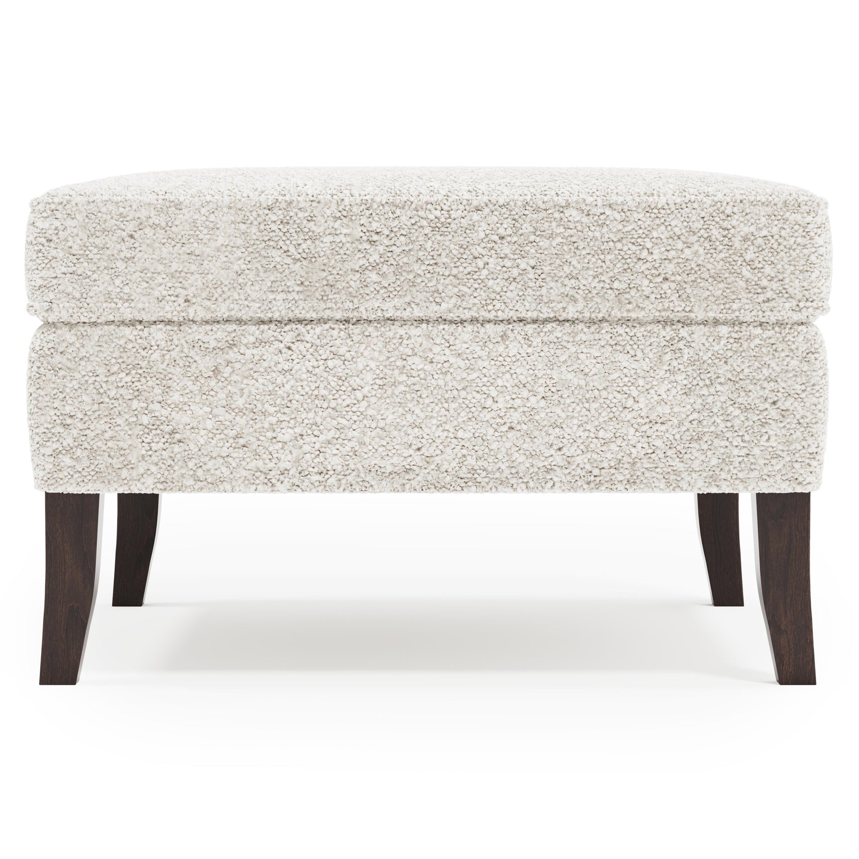 Kingston Mocha Ottoman Without Nails - Ornate Home