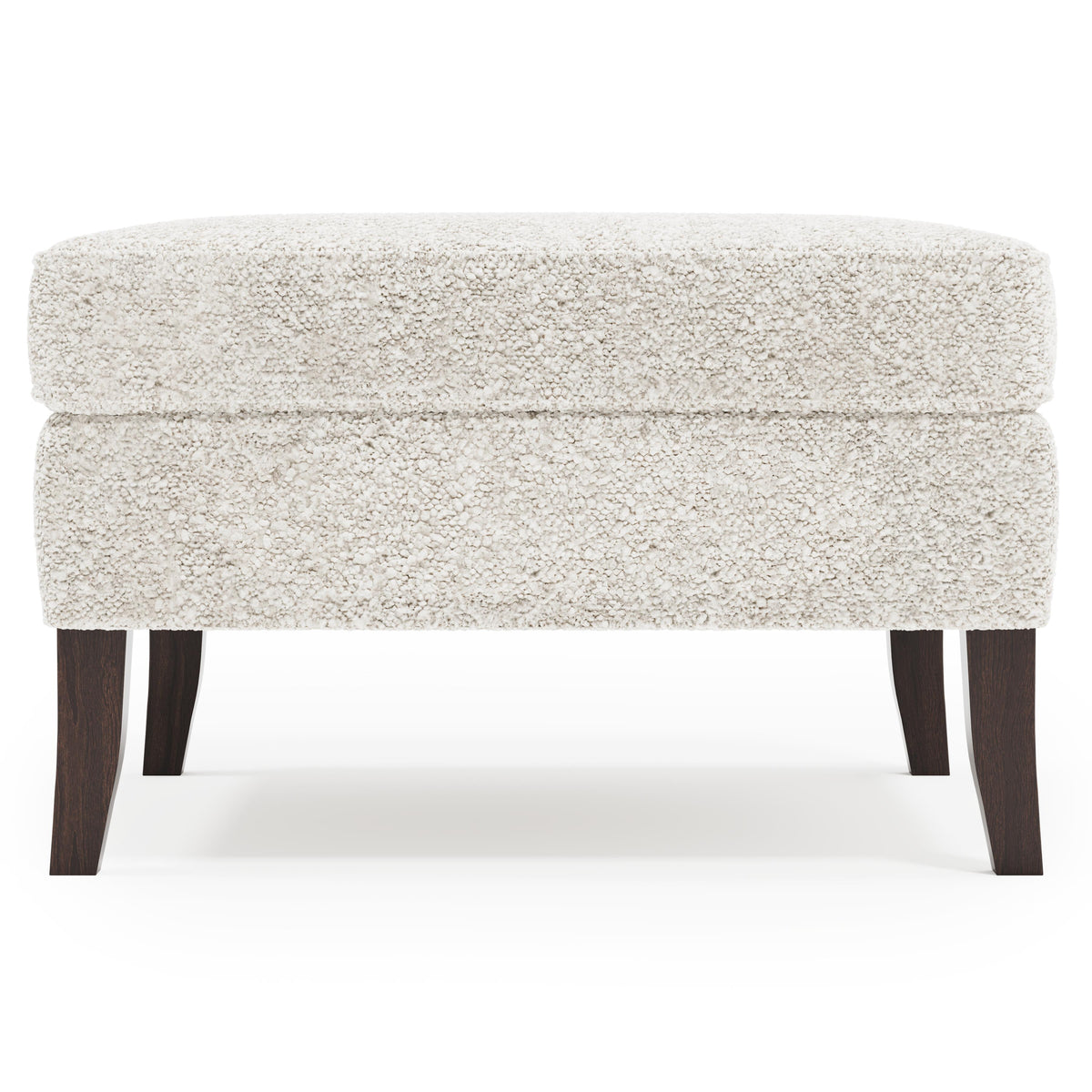 Kingston Mocha Ottoman Without Nails - Ornate Home