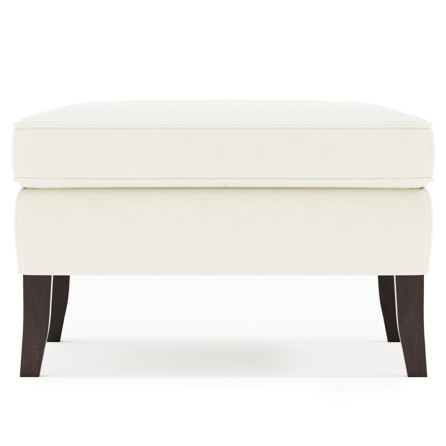 Kingston Mocha Ottoman Without Nails - Ornate Home
