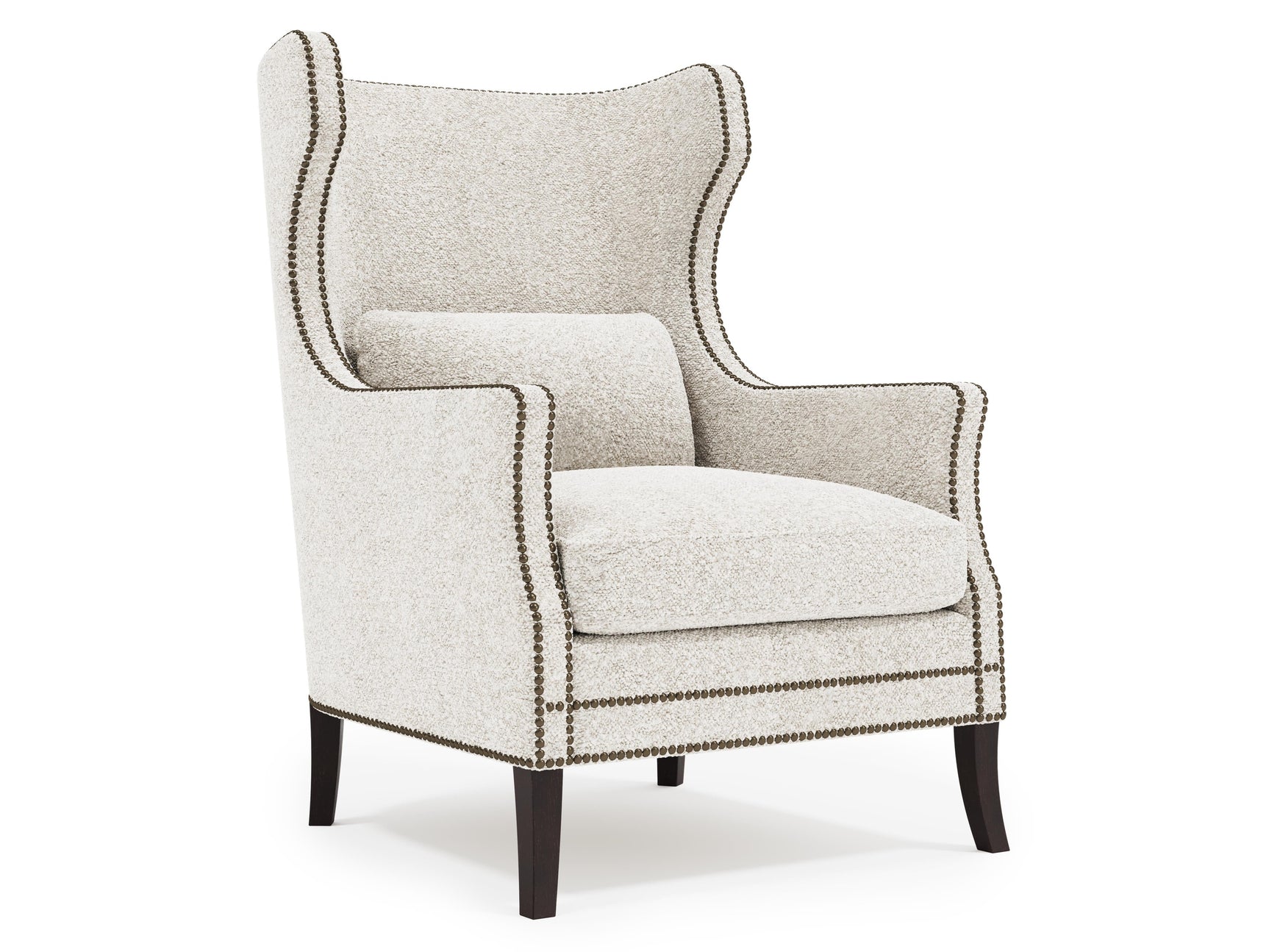 Kingston White/Cream Fabric Chair - Ornate Home