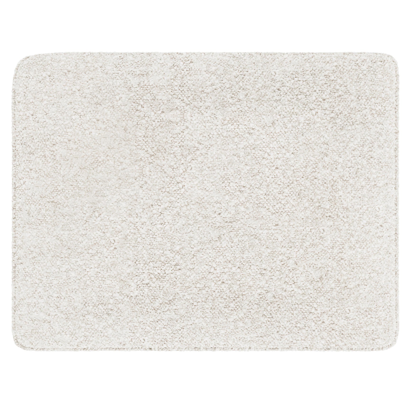 Kingston White/Cream Fabric Ottoman - Ornate Home