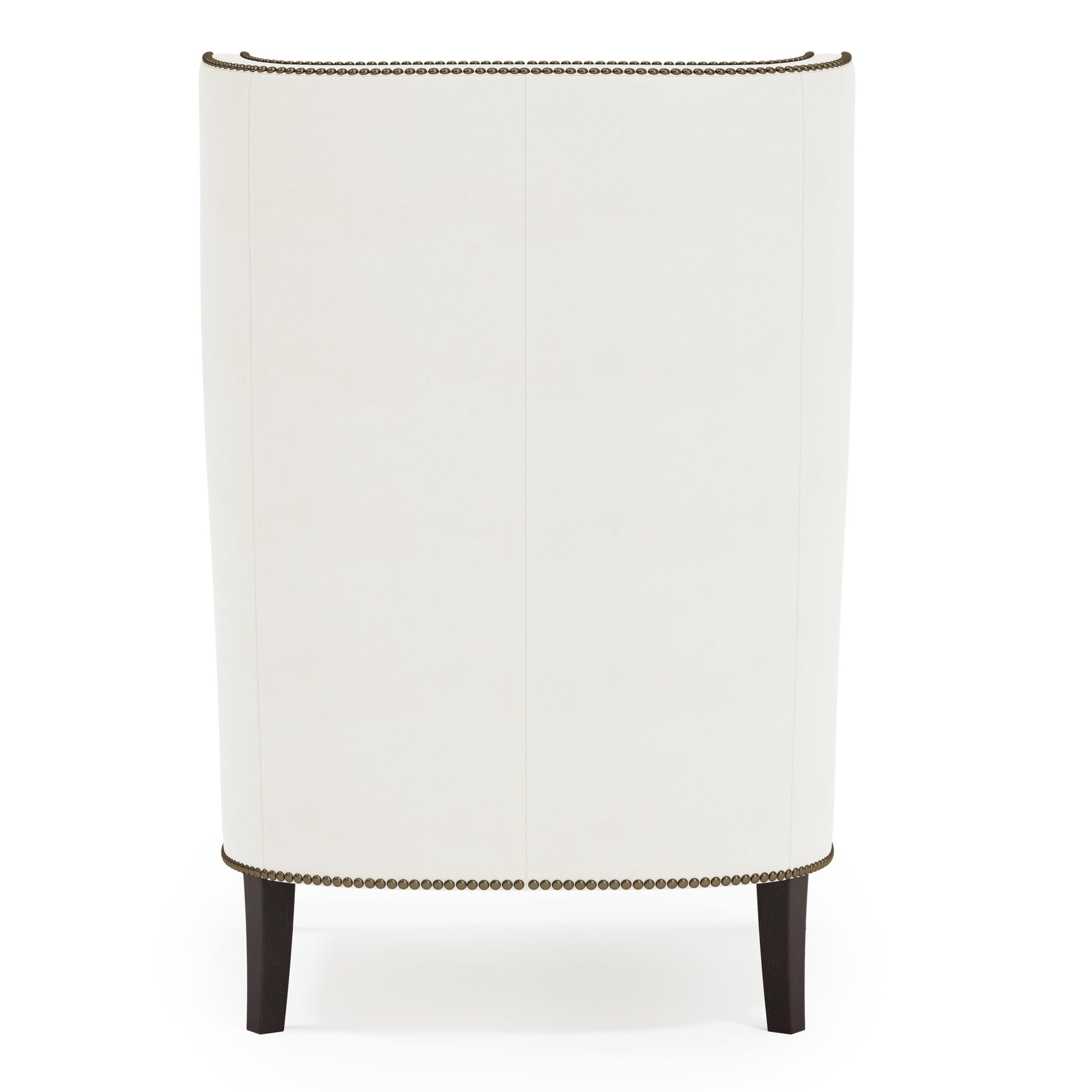 Kingston White/Cream Leather Chair - Ornate Home