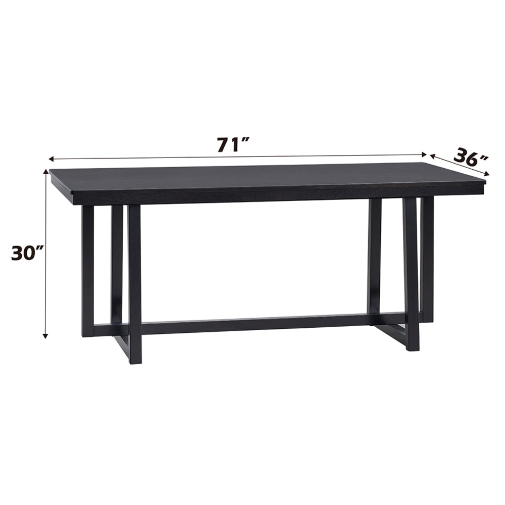 Kini Black Dining Table - Ornate Home