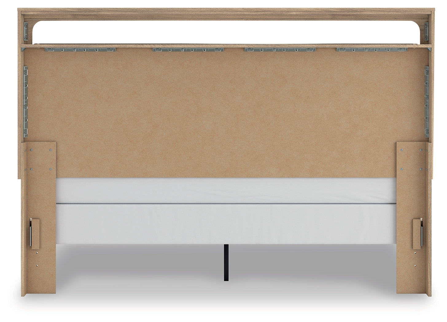 Kinlanni Tan King Upholstered Panel Bed (Online Special Price) - Ornate Home