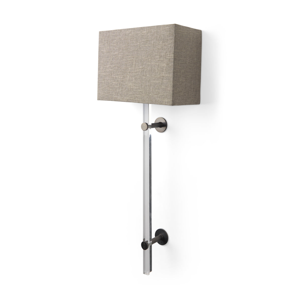 Kinsley Beige Shade with Transparent Body Wall Sconce