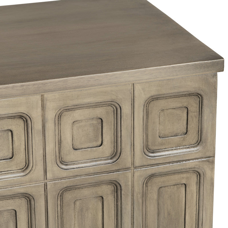 Kinsley Brown Four-Door Sideboard - Ornate Home