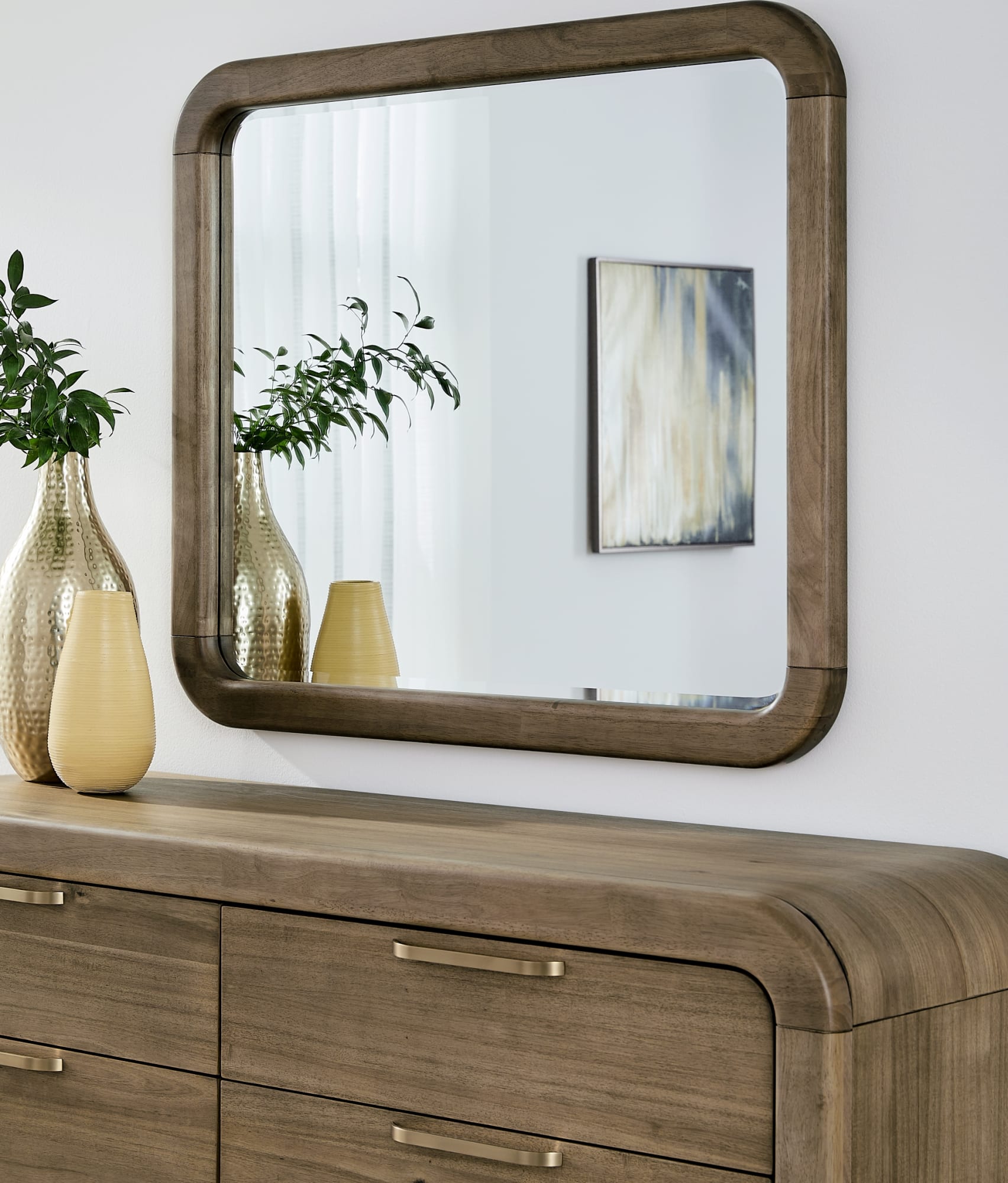 Kione Lioness Beveled Glass Wall or Dresser Mirror - Ornate Home