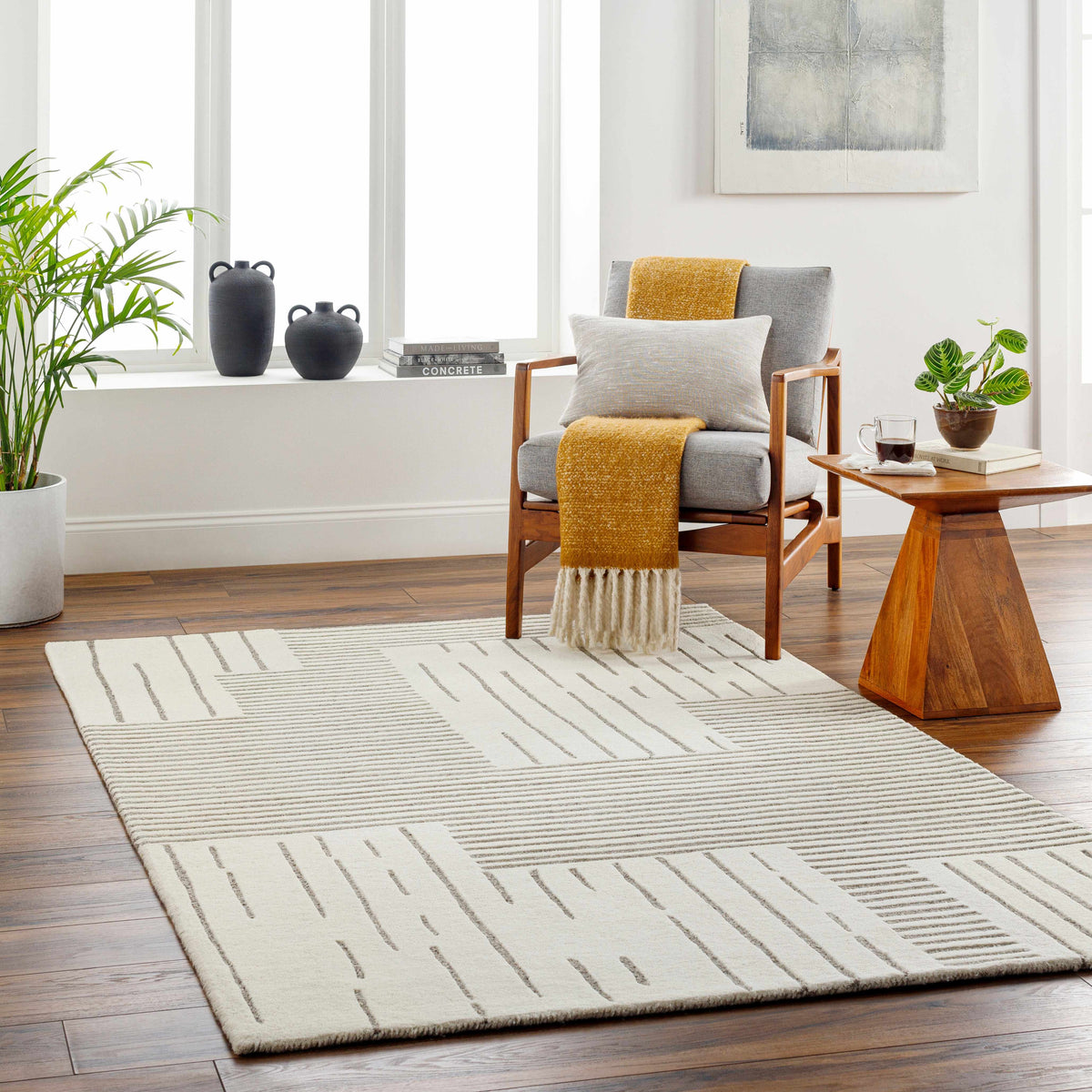 Kira Modern Wool Area Rug - Clearance - Ornate Home