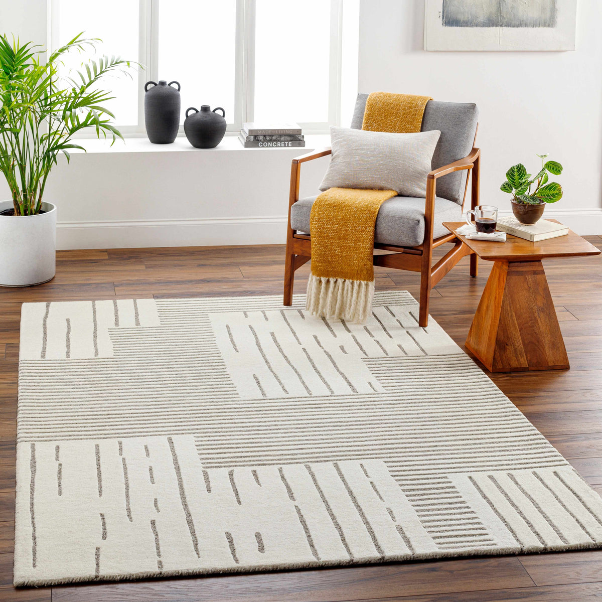 Kira Modern Wool Area Rug - Clearance - Ornate Home