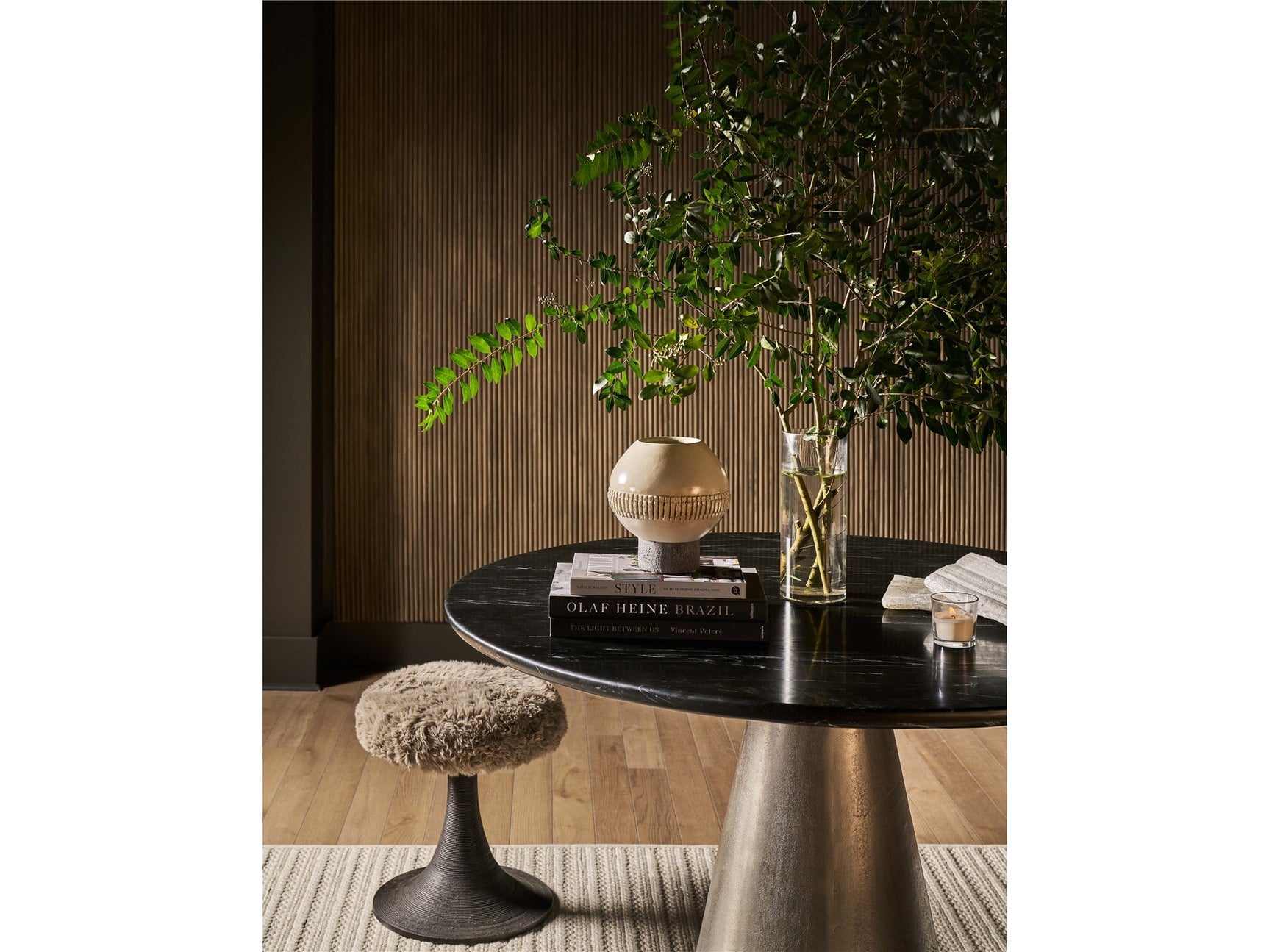 Kira Yakety Yak Granite/Bronze Stool - Ornate Home