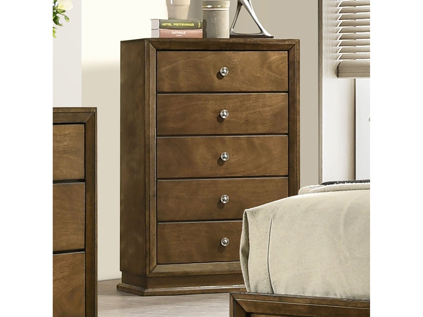 Kirkham Walnut Chest - Ornate Home
