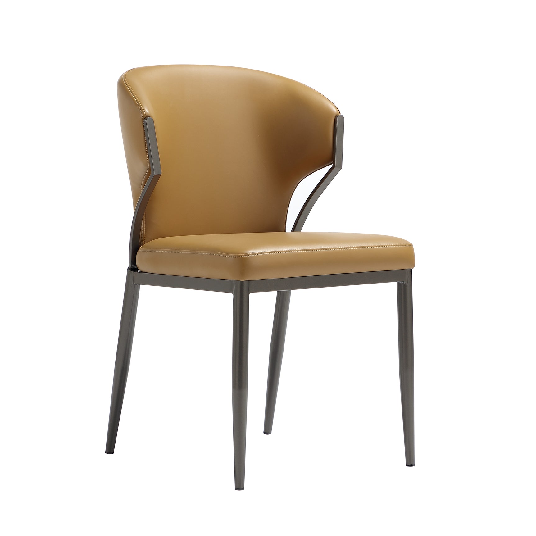 Kirsten Dining Chair in Camel (set of 2) - Ornate Home
