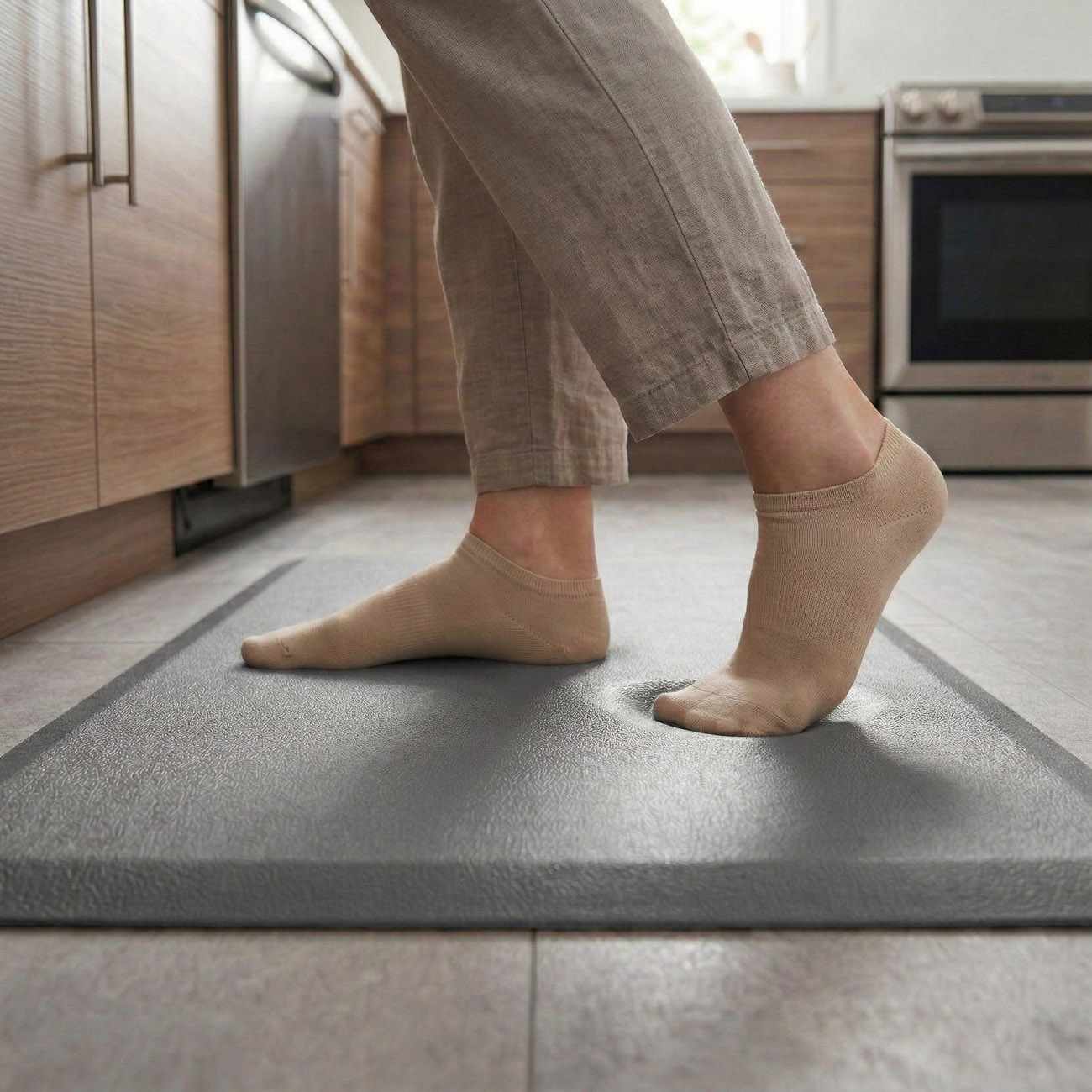 Kitchen Mat, Gray - Clearance - Ornate Home
