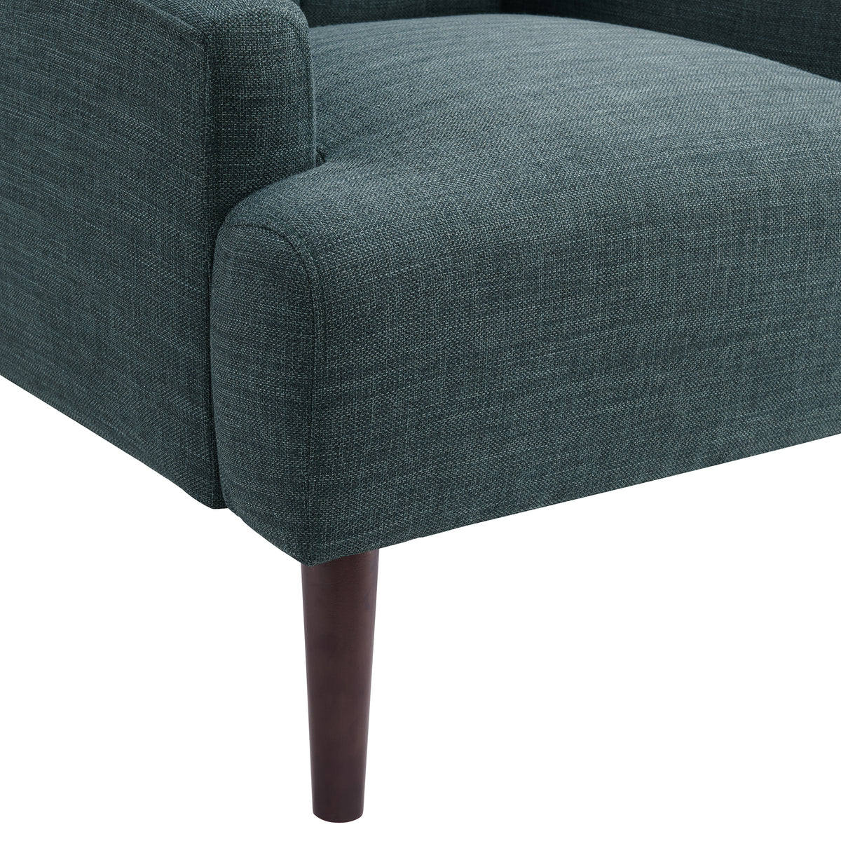 Kiwi Palmer Teal Chair with Channel Back - Ornate Home