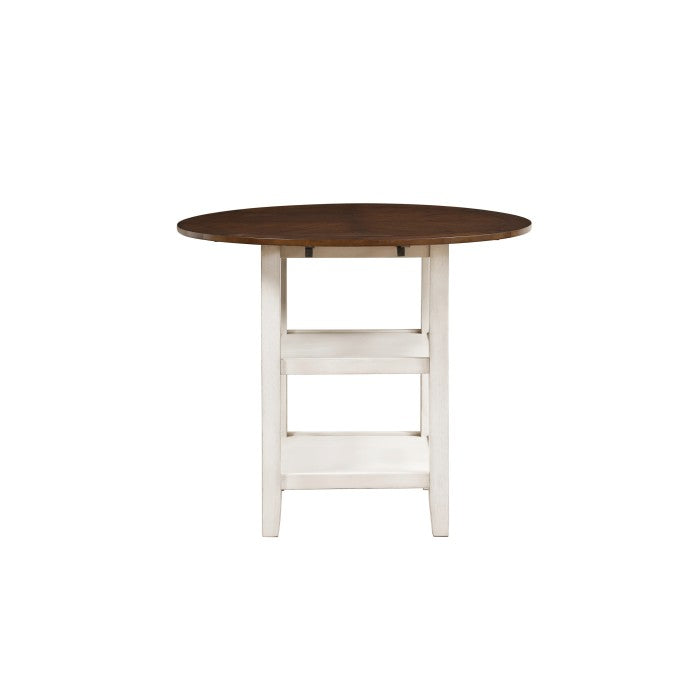 Kiwi White Wash Counter Height Table - Ornate Home