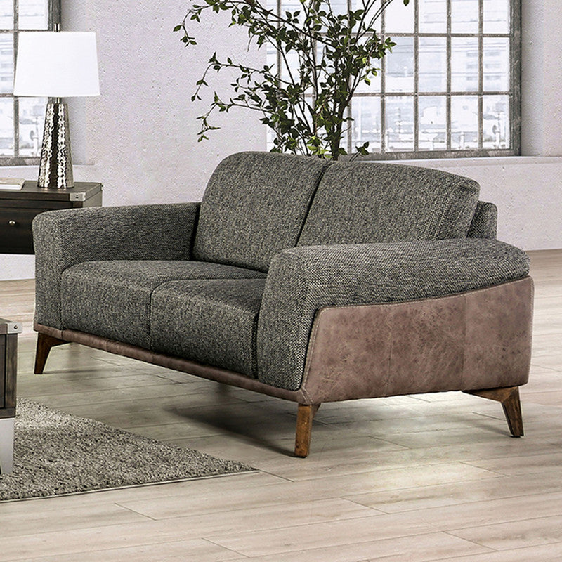 Kloten Gray Loveseat - Ornate Home