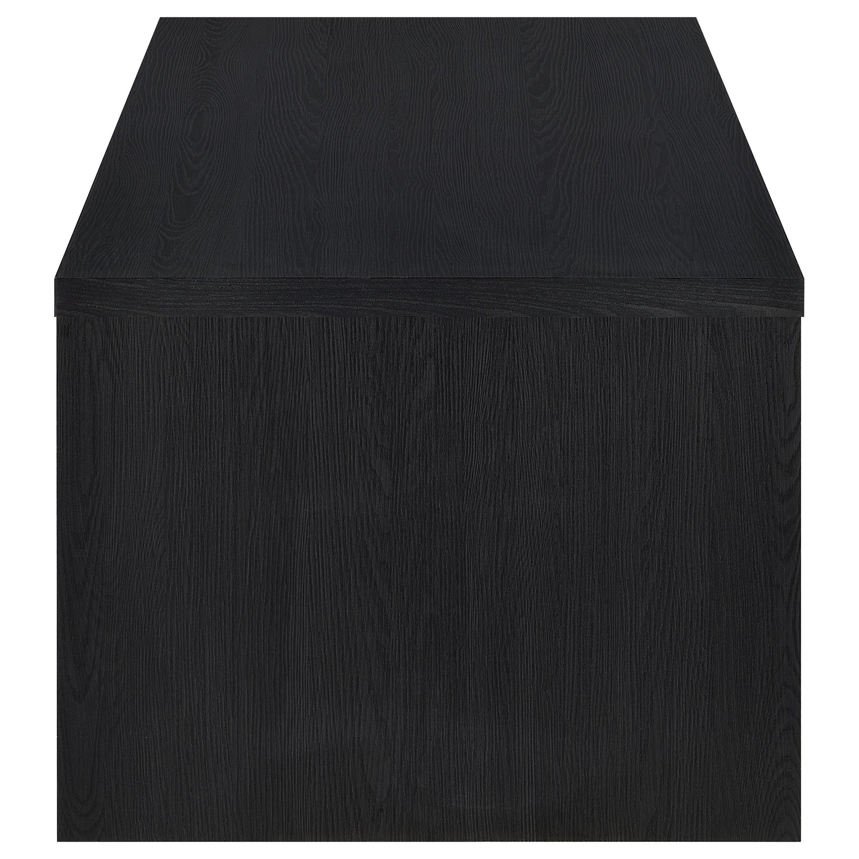 Knapp Black Lift Top Cocktail Coffee Table with Dual Drawers - Ornate Home