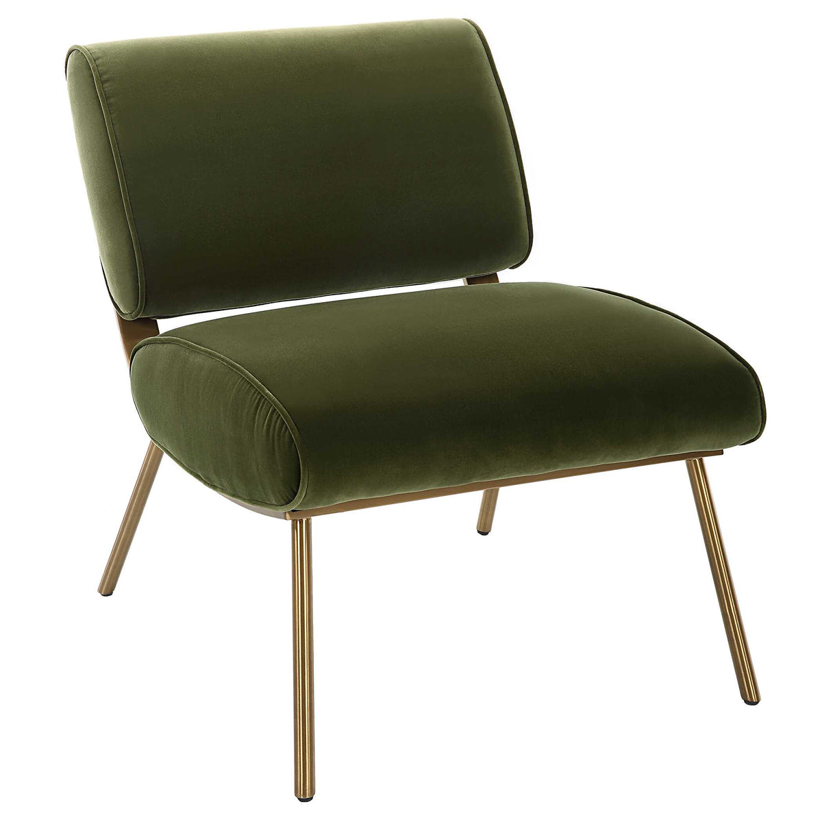 Knoll Green Mid-Century Accent Chair - Ornate Home
