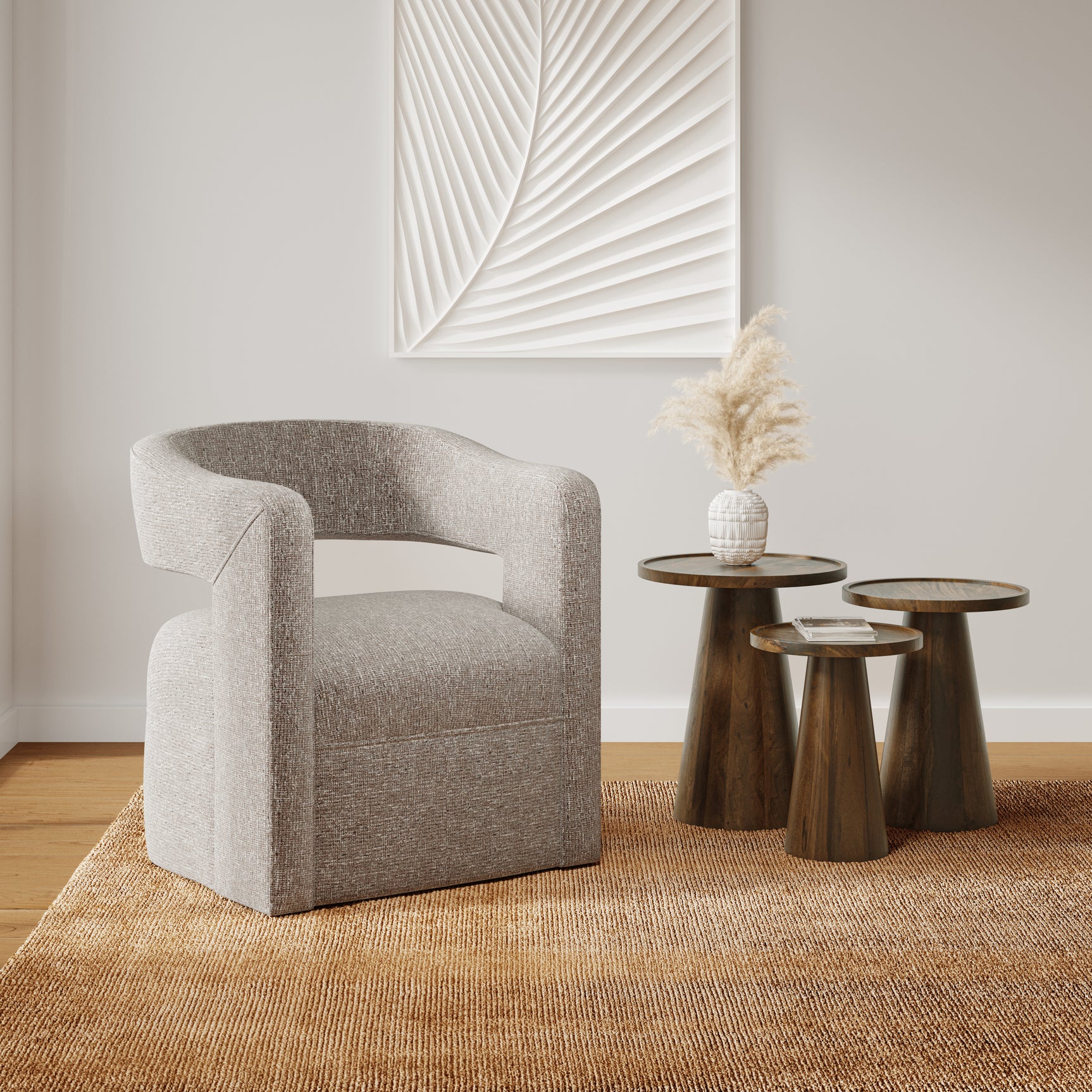 Knox Chestnut Nesting Tables (Set of 3) - Ornate Home