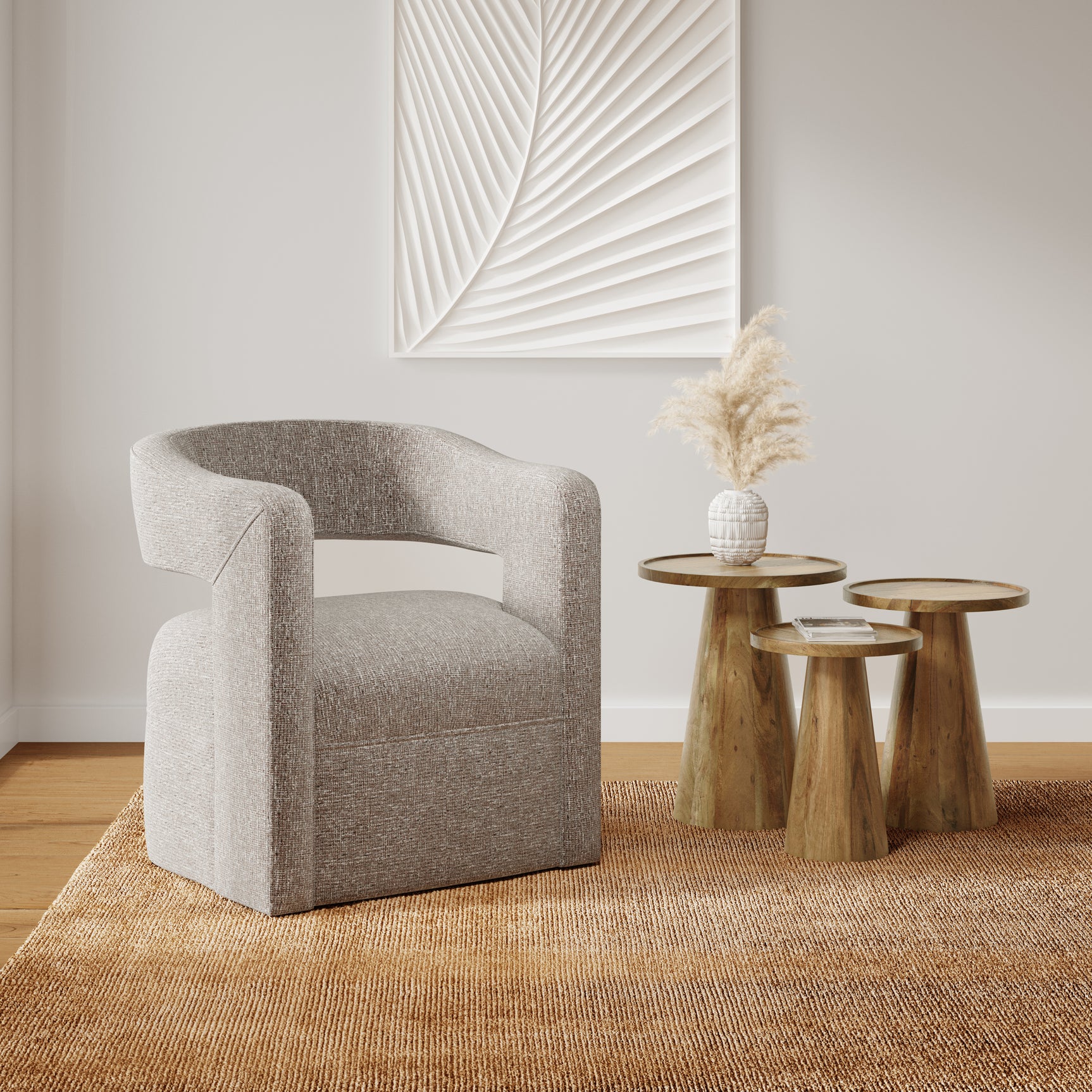 Knox Natural Nesting Tables (Set of 3) - Ornate Home