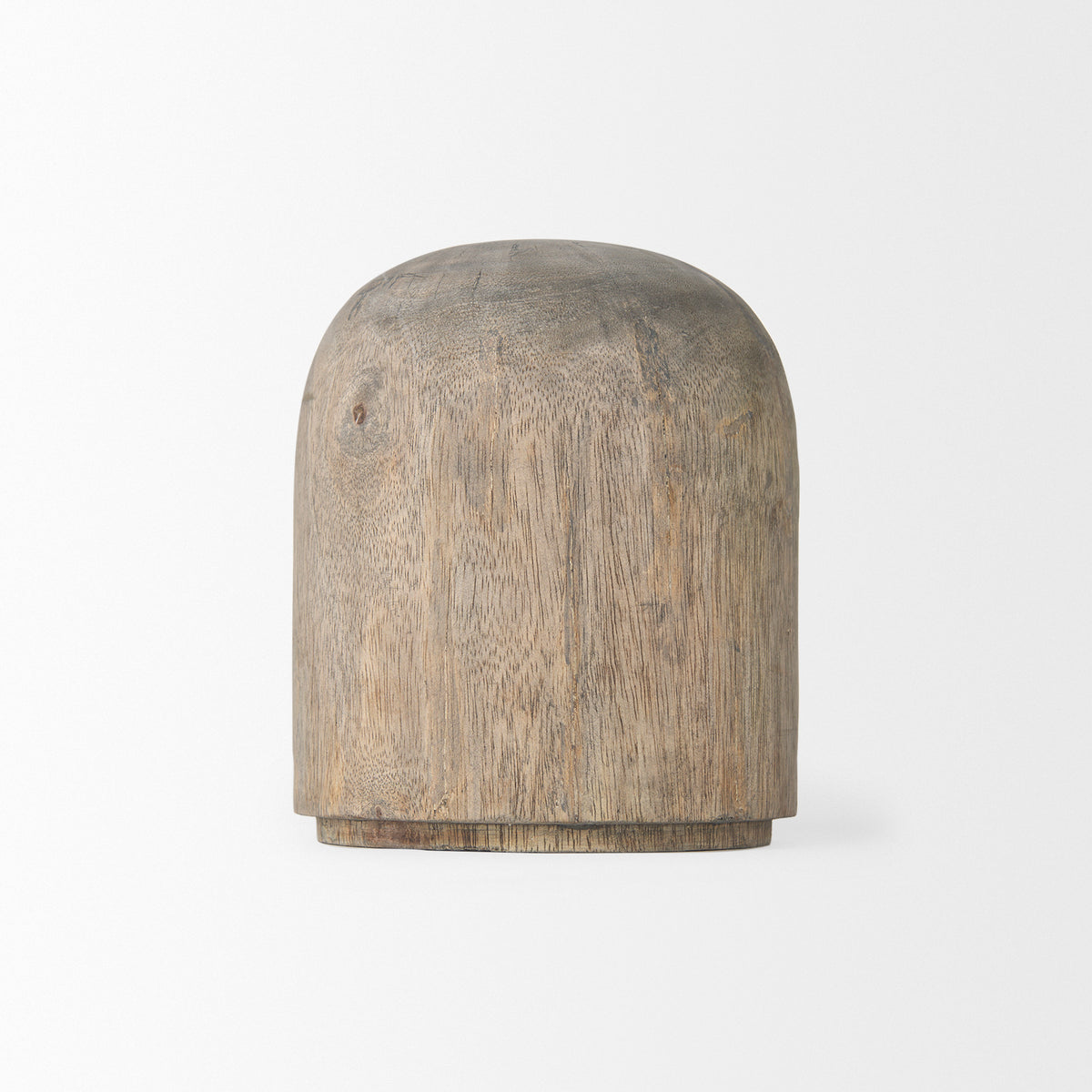 Knox Short Gray-Wash Wood Decorative Object - Ornate Home