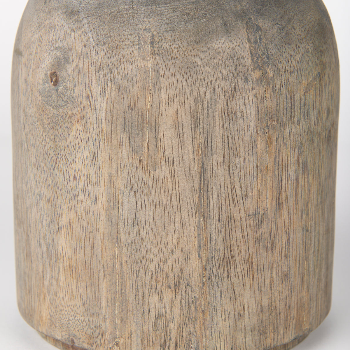 Knox Short Gray-Wash Wood Decorative Object - Ornate Home