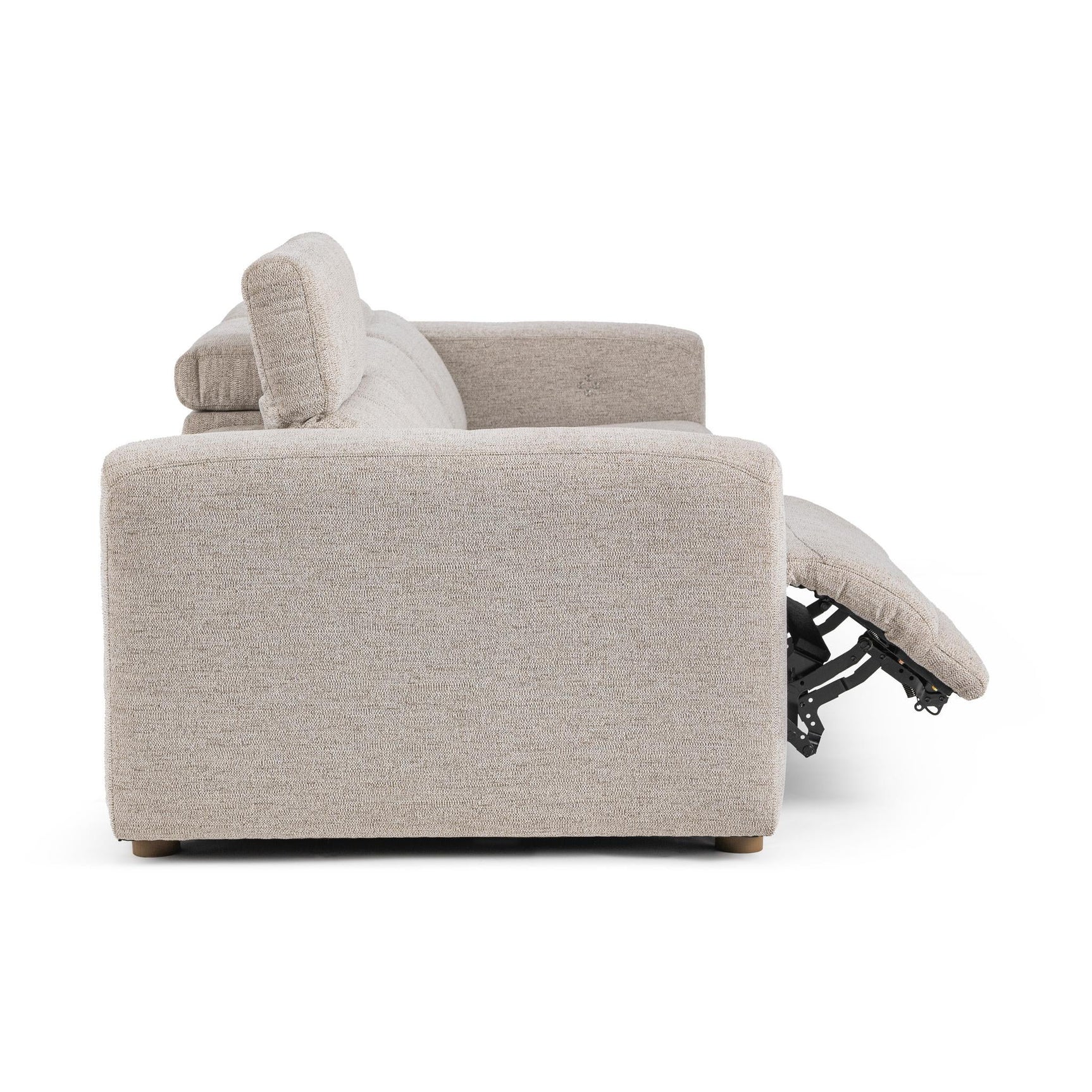 Knoxville Gray 3pc Sectional - Ornate Home