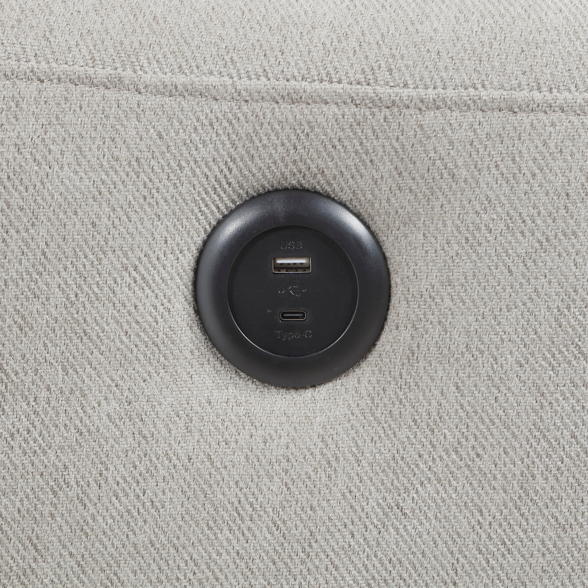Koa Silver Power Lift Chair With Massage Heat And Charging Port - Ornate Home