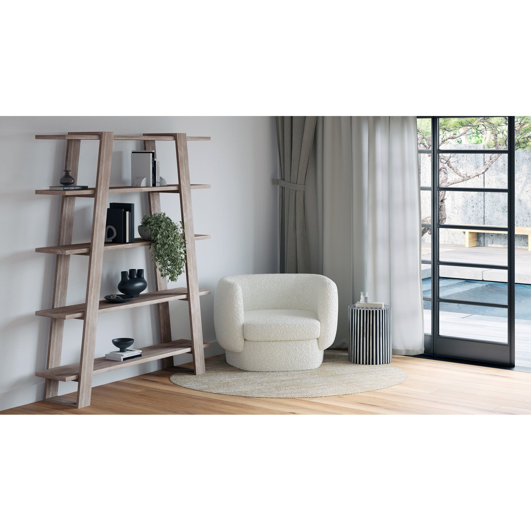 Koba Maya White Chair - Ornate Home